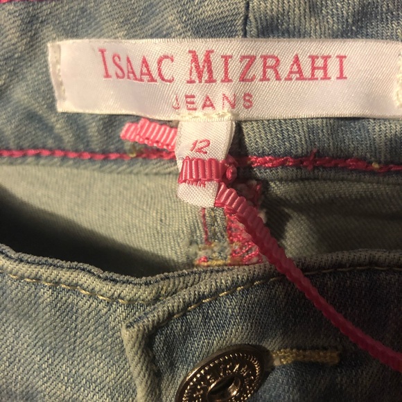 Issac Mizrahi Light Wash Skinny Jeans - Picture 2 of 8